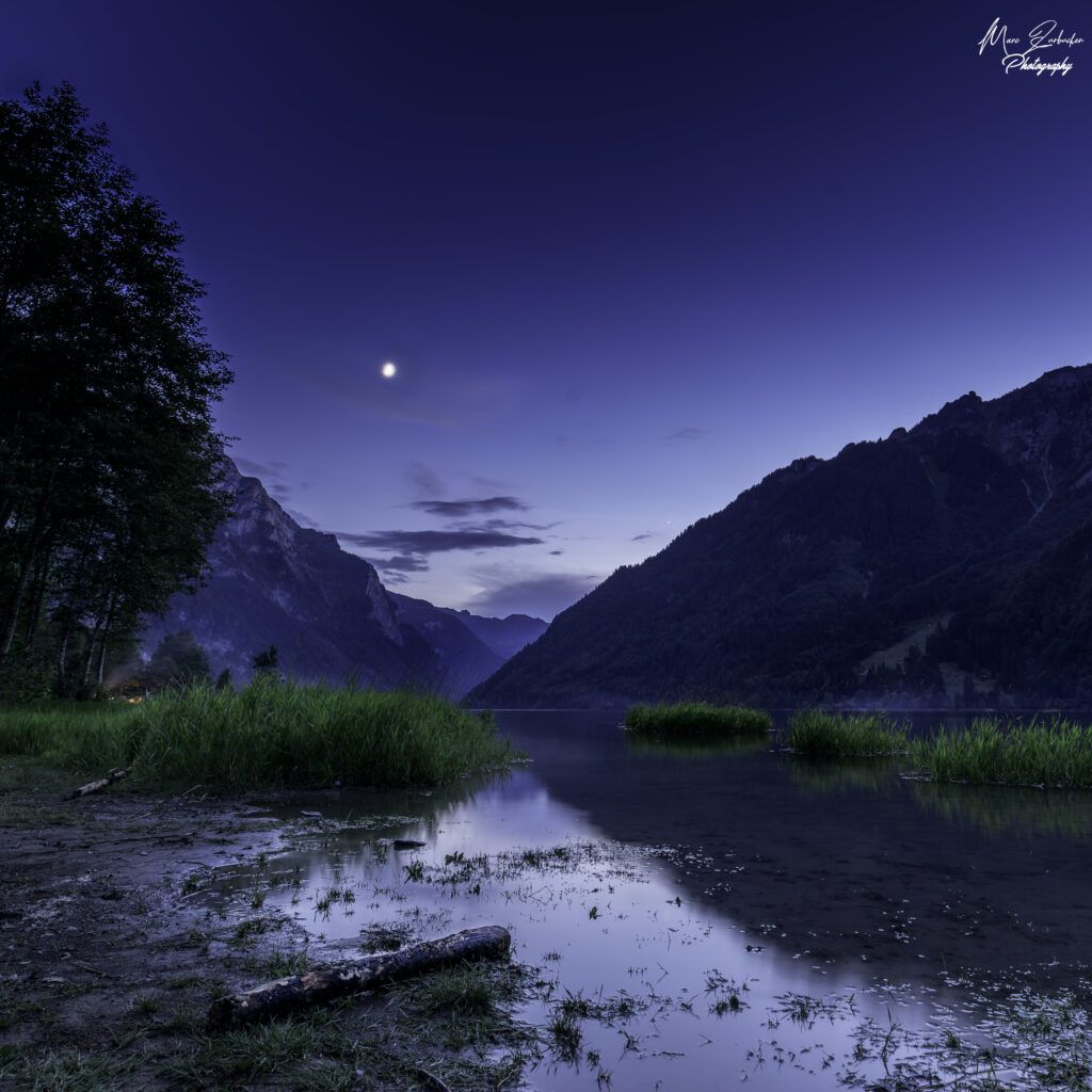Klöntalersee night